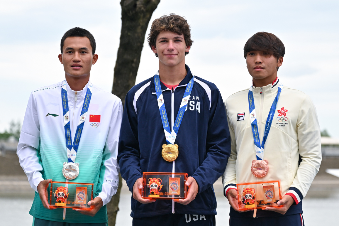 (SP)CHINA-CHENGDU-THE WORLD GAMES 2025-WATERSKI & WAKEBOARD-MEN'S-WAKE SURF SKIM-FINAL (CN)