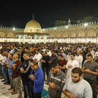 EGYPT-CAIRO-RAMADAN-NIGHT PRAYER