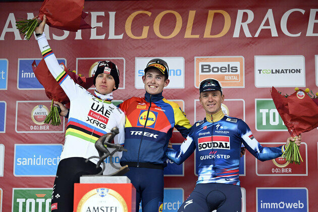 UAE Team Emirates XRG's Pogaar finishes second in Amstel Gold Race