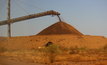 Rio Tinto stockpile of iron ore. Image by Karma Barndon.