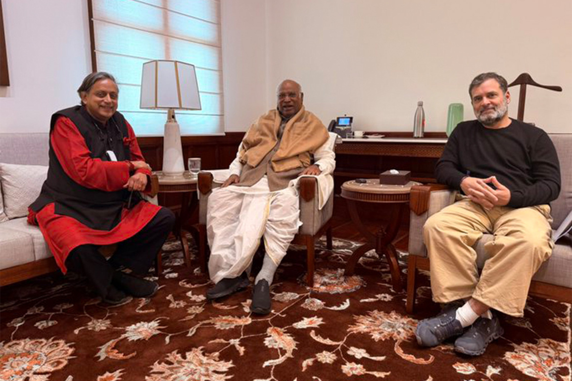 "We are moving together on the same page": Shashi Tharoor after "good" meeting with Rahul Gandhi, Congress President Kharge