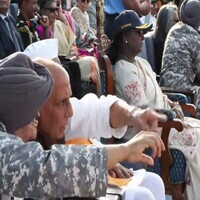 President Murmu, Defence Minister Rajnath Singh witness IAF's Exercise Vayu Shakti in Pokhran