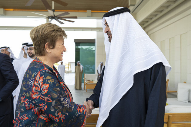 UAE President receives IMF Managing Director