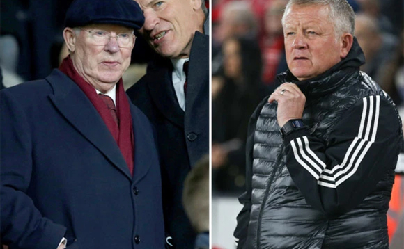 Fergie (ku kkono) ne Wilder owa Sheffield United. Fergie (ku kkono) ne Wilder owa Sheffield United.