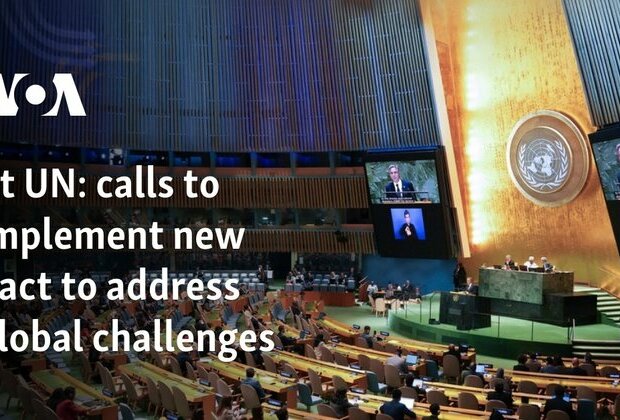 At UN: calls to implement new pact to address global challenges