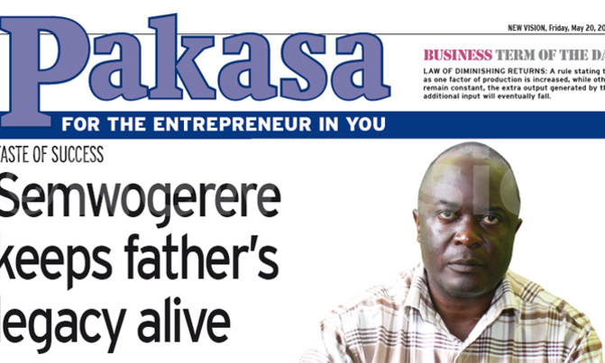 Semwogerere keeps father's legacy alive Semwogerere keeps father's legacy alive