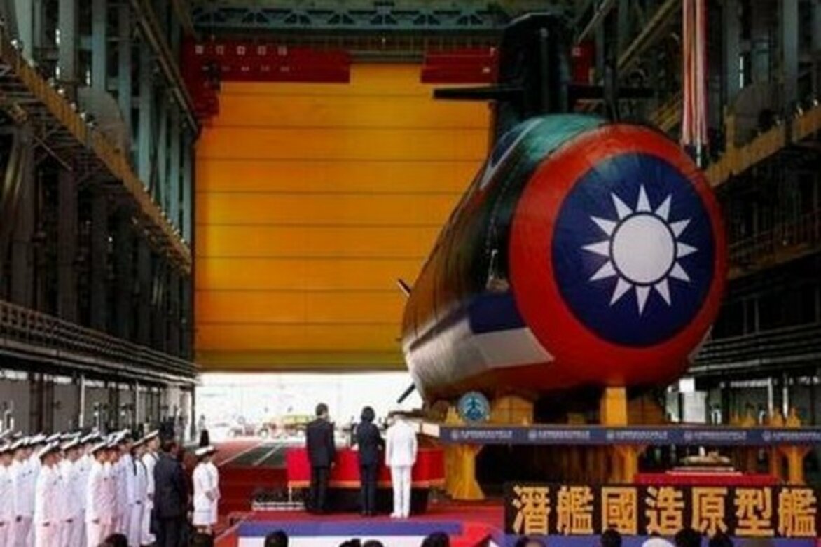 China mocks Taiwan's first indigenous submarine