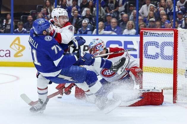 Alexandre Texier lifts Canadiens to 3-2 series lead over Lightning