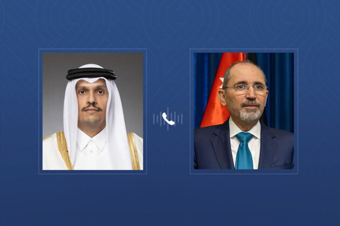 Jordan, Qatar FMs discuss ending regional escalation