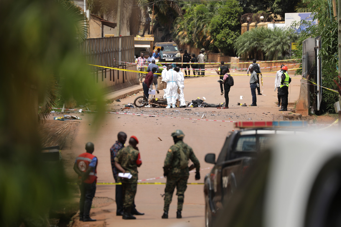 (SpotNews) UGANDA-KAMPALA-BOMB EXPLOSION