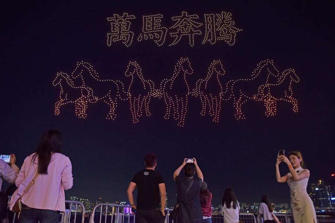 Asia Album: Hong Kong drone show blends tech with tradition for Year of the Horse