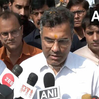 "No Delhi govt representative ever visited: Parvesh Verma takes stock of drainage work near Rajdhani Park