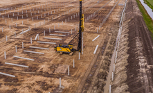  Centrum precast piles, installed by Aarsleff Grundbau, serve as a mounting basis, a 3m high standing column and as the deep foundation element at a solar farm install in Holland