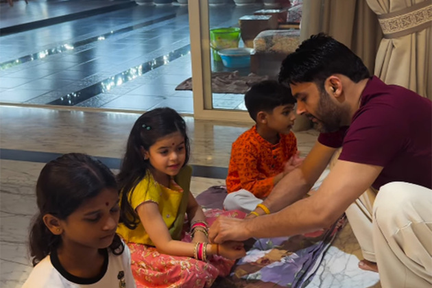 Kapil Sharma celebrates Ashtami 2026 with Kanya Pujan at home