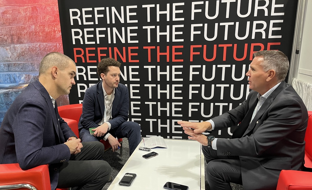 Ryan Dutrisac, James Stent and Adrian Chapman at PDAC 2025