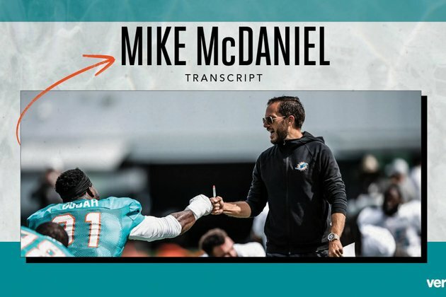 Transcript | Mike McDaniel&#039;s Media Availability - August 5