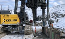  Keller has completed its first interlocking pipe pile (O-pile) system in Canada at the Alamos Island Gold Mine in Dubreuilville, Ontario