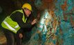  First Tin chief operating officer Tony Truelove underground at Taronga - Credits to First Tin