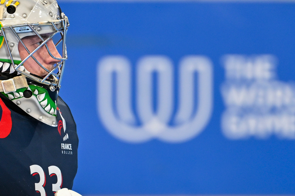 (SP)CHINA-CHENGDU-THE WORLD GAMES 2025-INLINE HOCKEY-MEN'S FINALS BRONZE MEDAL GAME-NAM VS FRA (CN)