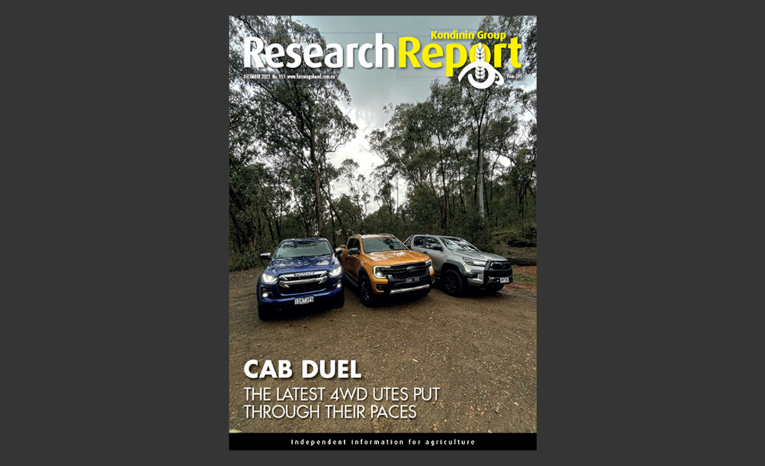 Research Report: 4WD UTE UPDATE, December 2022
