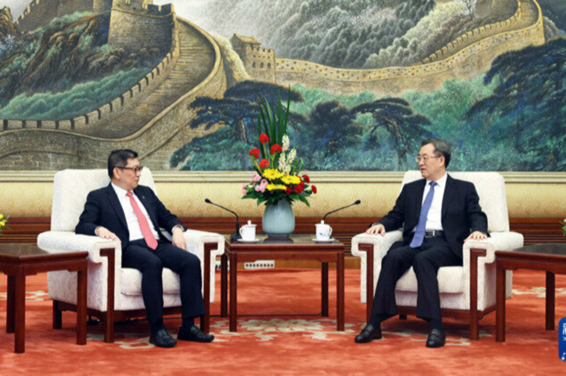 Chinese vice premier meets CEO of Singapore's GIC