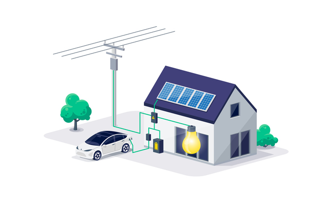 Bidirectional charging provides flexibiltiy to the grid | Credit: iStock