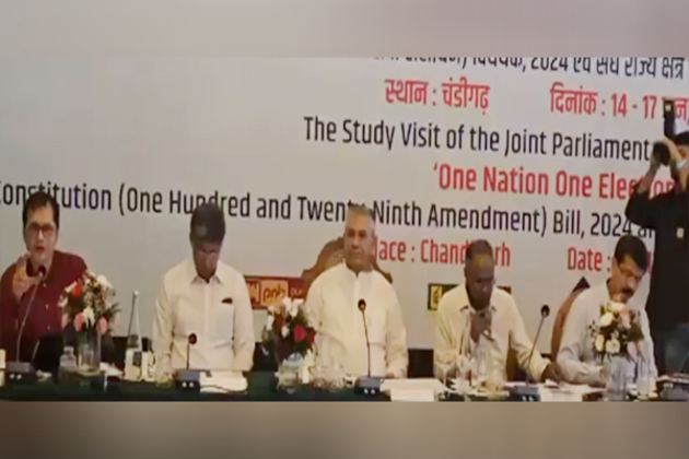 JPC Chairperson on One Nation One Election holds meeting in Chandigarh