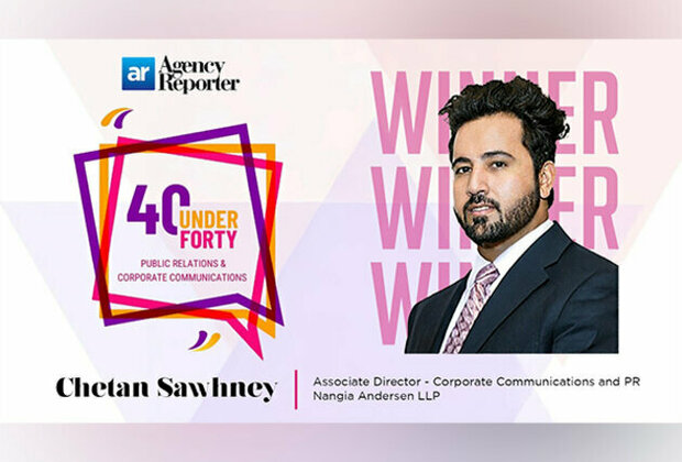 Chetan Sawhney Joins Elite League with 40 Under 40 Recognition