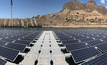  There are 256 photovoltaic panels installed on Las Tórtolas pond at the Los Bronces copper mine