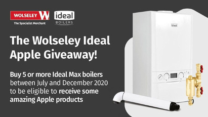 Wolseley and Ideal Boilers partner up to give away Apple products 