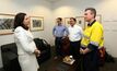 Rio Tinto CEO Jean-Sébastien Jacques meets Queensland Premier Annastacia Palaszczuk