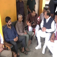 Himachal Pradesh: Union Minister JP Nadda meets flood-affected families in Mandi
