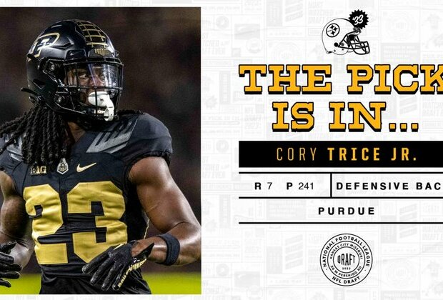 Steelers select Cory Trice Jr. in the seventh round