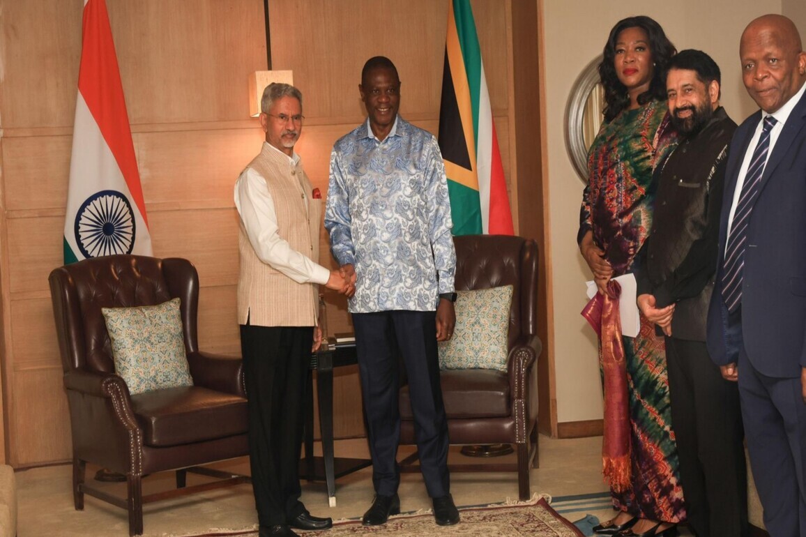 "Deeply committed to relationship and friendship with India", says S. African Dy President Mashatile at meeting with EAM Jaishankar