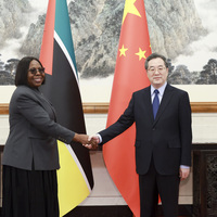CHINA-BEIJING-DING XUEXIANG-MOZAMBICAN PM-MEETING (CN)