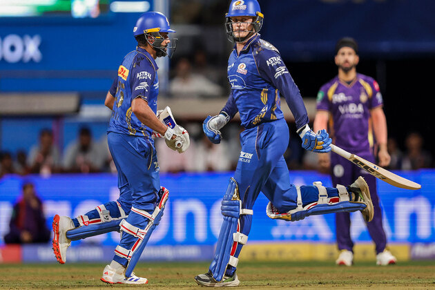 IPL 2026: Rohit, Rickelton help MI beat KKR by 6 wickets, register their highest-ever run-chase in tournament's history
