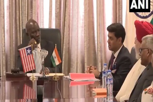 Delegation led by Shrikant Shinde meets Liberian Senate Leader, highlights global security and fight against terrorism