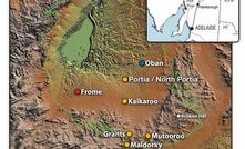 A map showing Havilah Resources' projects.