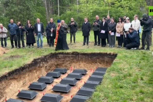 Remains of 80 Soviet soldiers reburied in Germany 