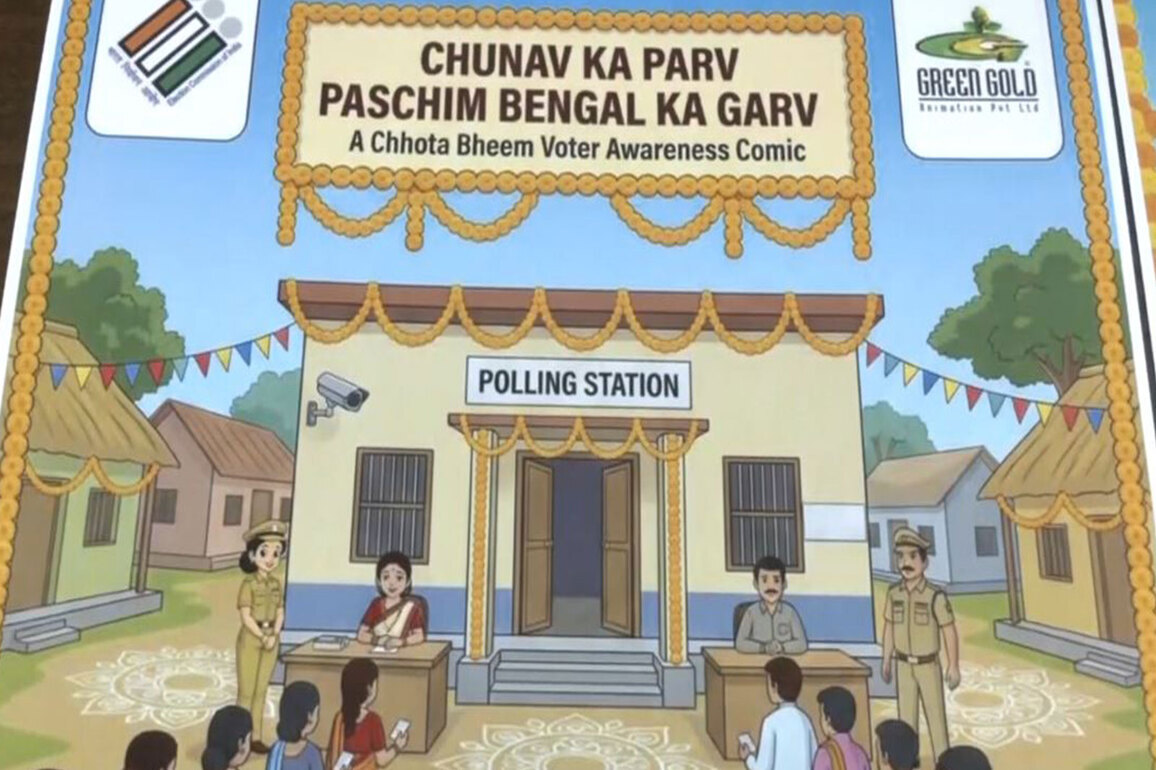 Election Commission collaborates with animated character 'Chhota Bheem' for voter awareness campaign in West Bengal