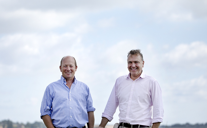 Two ż hand-cooked crisps founders Mark Green and Sean Mason (Two ż)