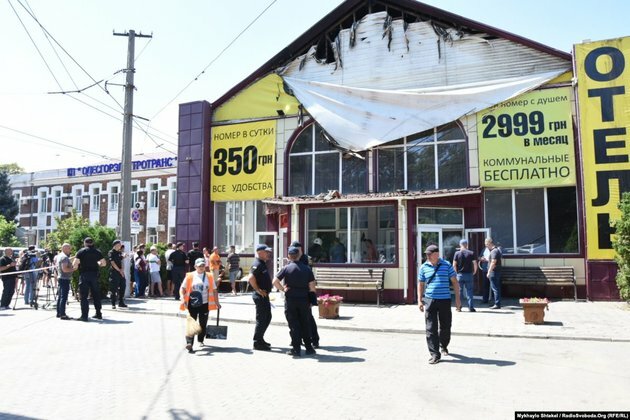 Nine Die, 10 Injured By Fire At Budget Hotel In Odesa