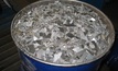  A barrel of cobalt chips at Katanga Mining’s operations in the DRC