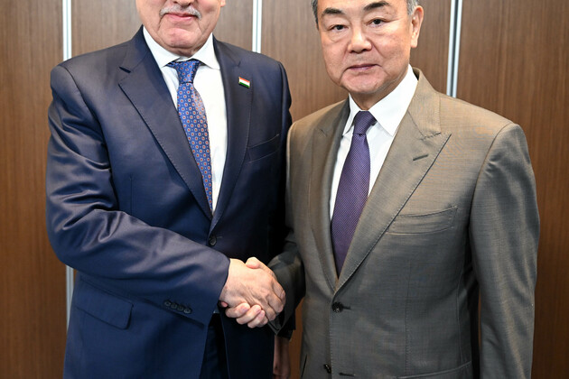 KAZAKHSTAN-ALMATY-CHINA-WANG YI-TAJIKISTAN-FM-MEETING
