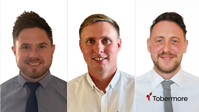 Tobermore appoints three new Key Account Managers in Merchant Team