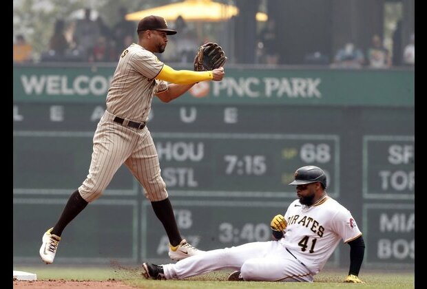 Pirates rally to complete three-game sweep of Padres