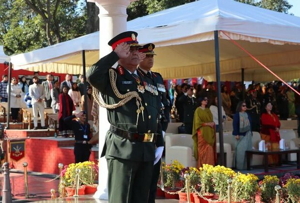 Nepal Army Chief Ashok Raj Sidgel attends Passing Out Parade at Indian Military Academy in Dehradun