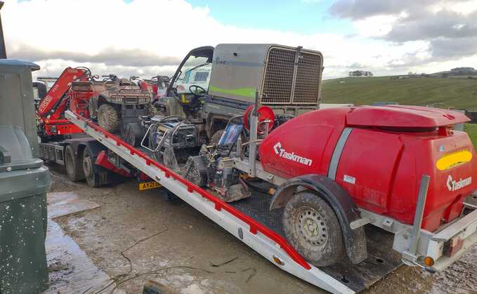 Gloucestershire Police said the collaboration could help to deter criminals from stealing agricultural machinery