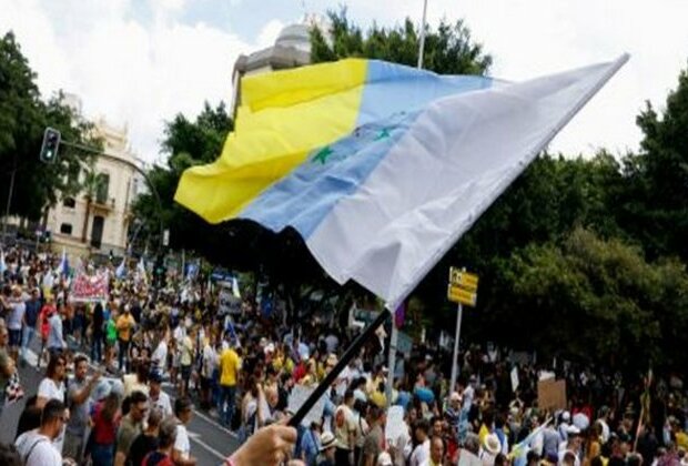 Thousands protest against over-tourism in Spain's Canary Islands