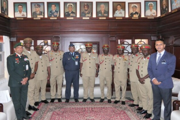 Malawian Defence delegation, led by General Paul Valentino Phiri, visits NDC in New Delhi